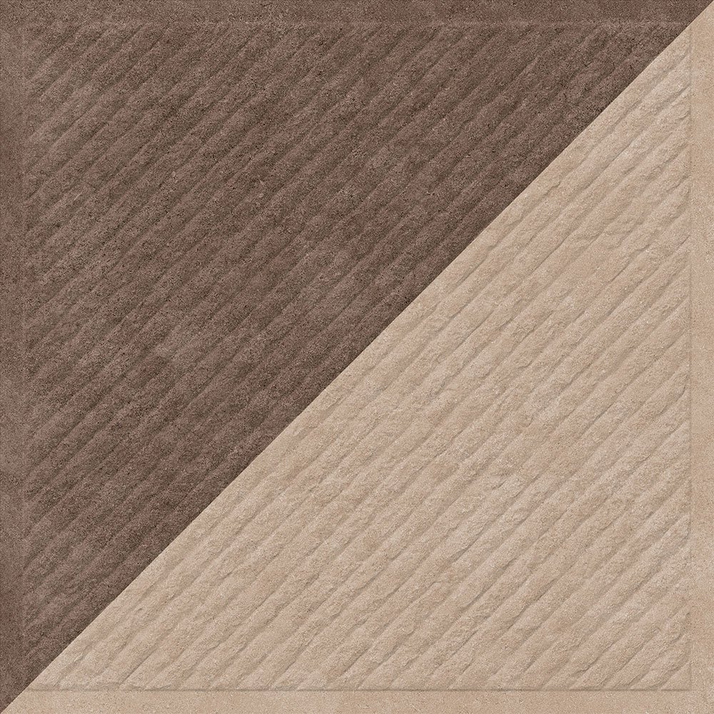 Cross Stone Quad Taupe