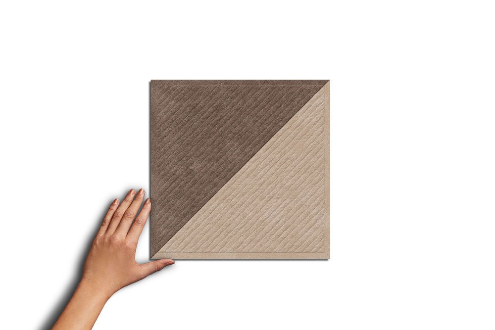 Cross Stone Quad Taupe