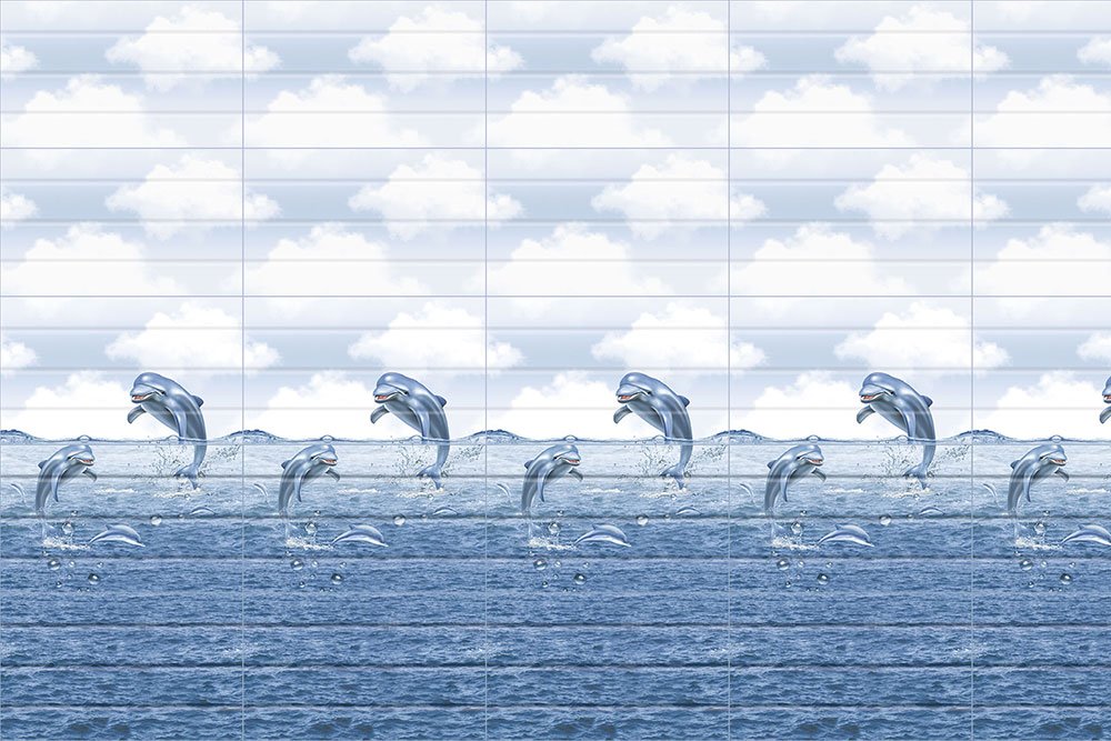 Porpoise Blue Decor B